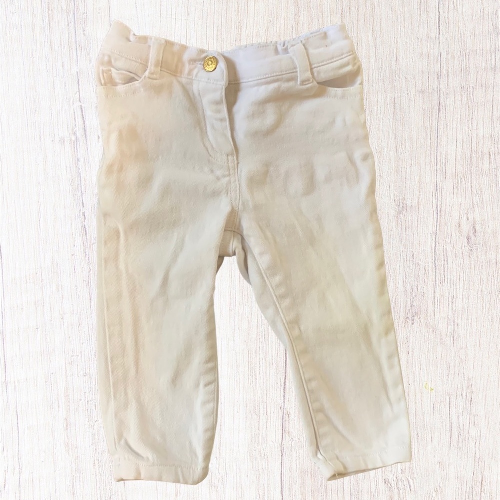 ⚡️5/$25 ⚡️ Janie & Jack 12-18 month White Jean